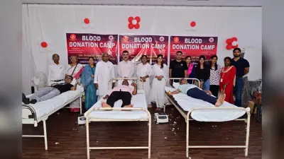 Deoghar News : ब्रह्माकुमारीज के शिविर में 41 लोगों ने किया रक्तदान