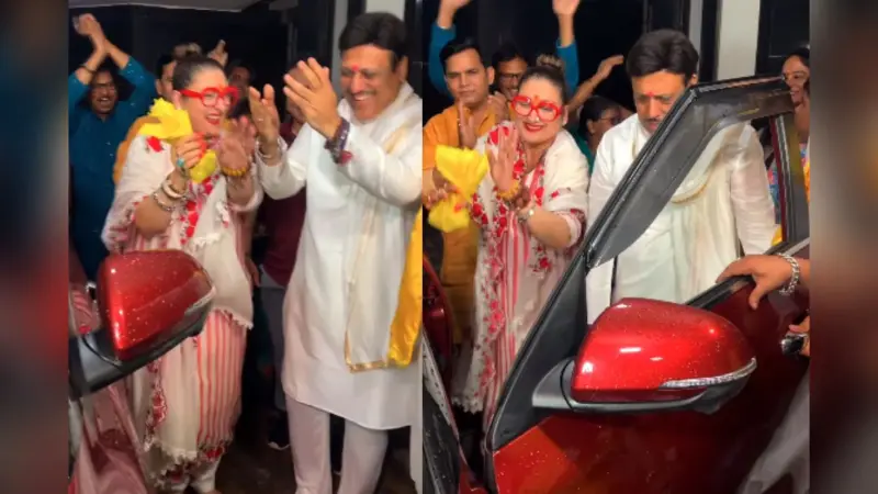 Viral Video: गणेश विसर्जन में पत्नी सुनीता संग झूमे गोविंदा, बेटे यशवर्धन भी आए नजर