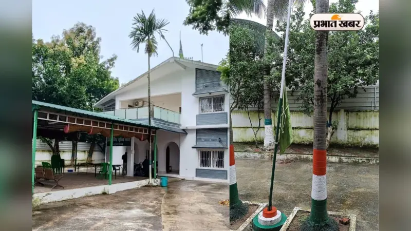 दिशोम गुरु शिबू सोरेन के निधन के बाद झुका झारखंड मुक्ति मोर्चा का ध्वज