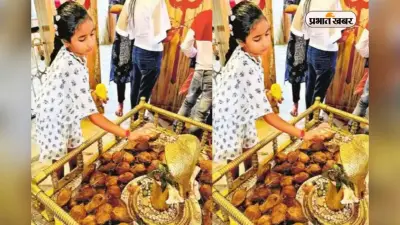 स्ट्रीट डॉग्स की आजादी पर 8 साल की बच्ची ने पहाड़ी मंदिर में चढ़ाये 101 नारियल