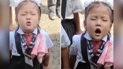 Viral Video : कितनी क्यूट है! बच्ची ने ‘जन गण मन’ गाकर जीत लिया सबका दिल