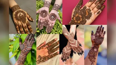 Karma Puja Mehndi Design: यहां देखिए एक से बढ़कर एक लेटेस्ट मेहंदी डिजाइन कलेक्शन