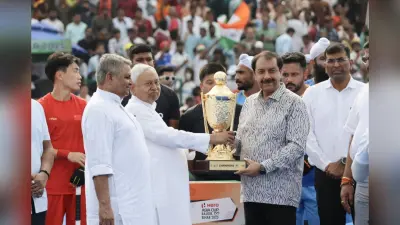 CM नीतीश ने किया हॉकी एशिया कप ट्रॉफी का शुभारंभ, रोमांचक मुकाबले में भारत ने चीन को 4-3 से हराया