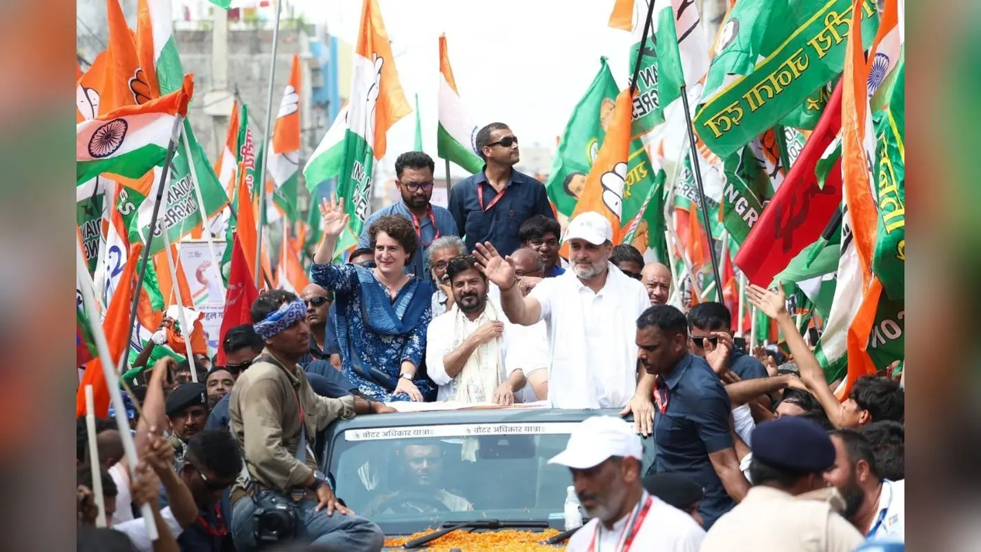 दरभंगा से शुरू होकर सीतामढ़ी पहुंचेगी आज राहुल गांधी की यात्रा, प्रियंका-तेजस्वी के साथ CM एमके स्टालिन भी रहेंगे मौजूद