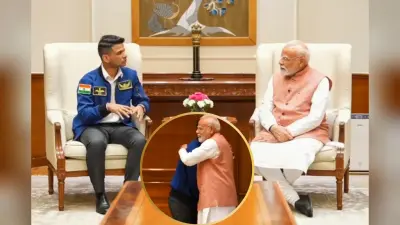 शुभांशु शुक्ला ने की पीएम मोदी से मुलाकात, गले से लगाकर प्रधानमंत्री ने बढ़ाया हौसला, Video