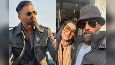 Suniel Shetty Birthday: 9 साल तक परिवार को मनाते रहे सुनील शेट्टी, तब जाकर हुई दूसरे धर्म की प्रेमिका से शादी