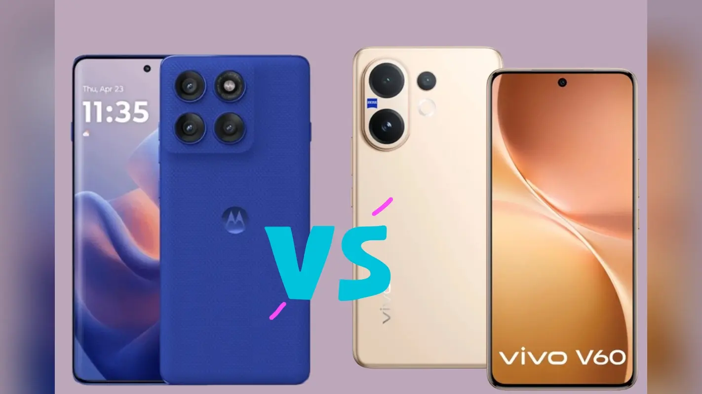 Vivo V60 vs Moto Edge 60 Pro: फीचर्स बराबर, लेकिन कीमत में जमीन-आसमान का फर्क! जानिए ज्यादा दमदार कौन