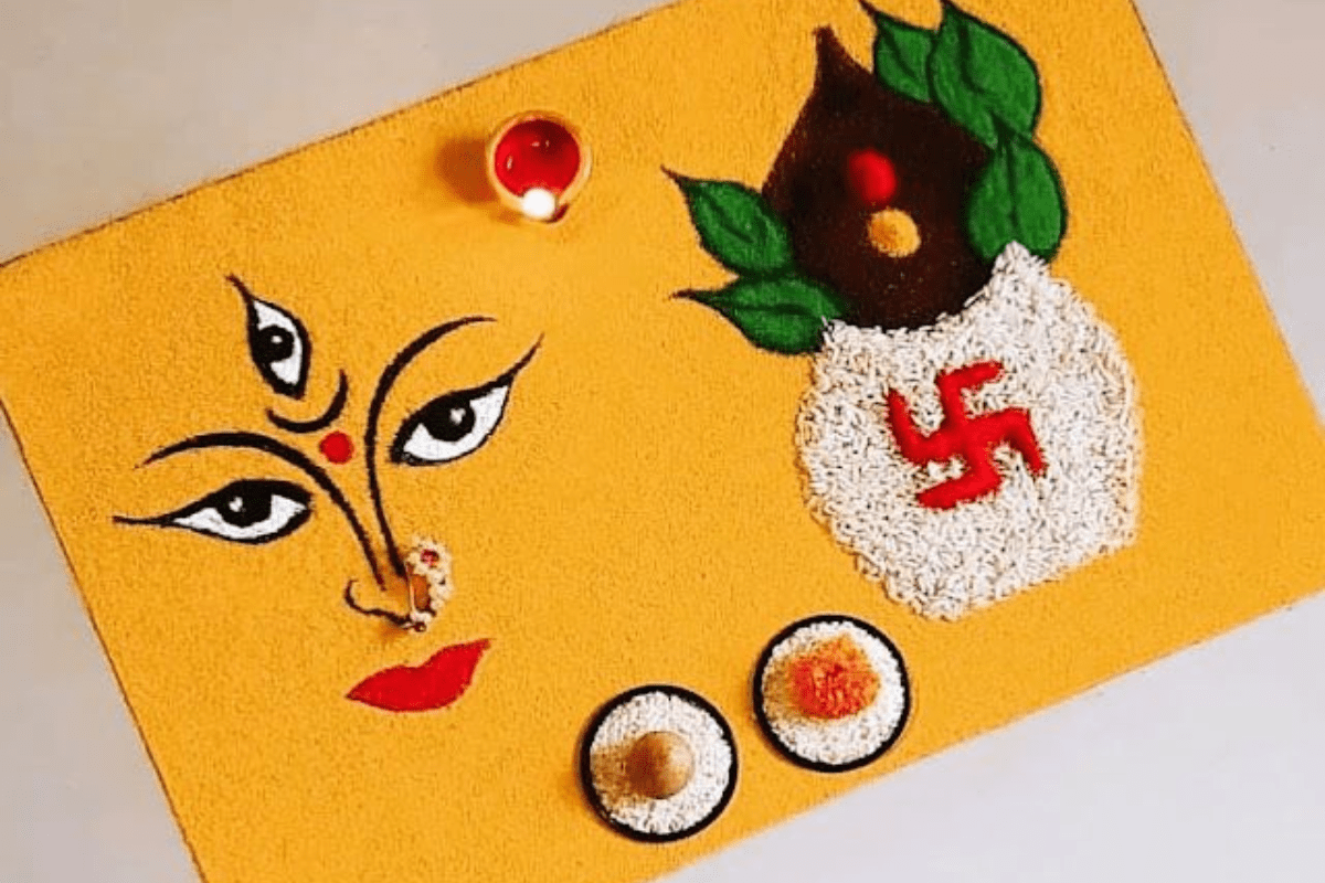 Navratri Rangoli Designs
