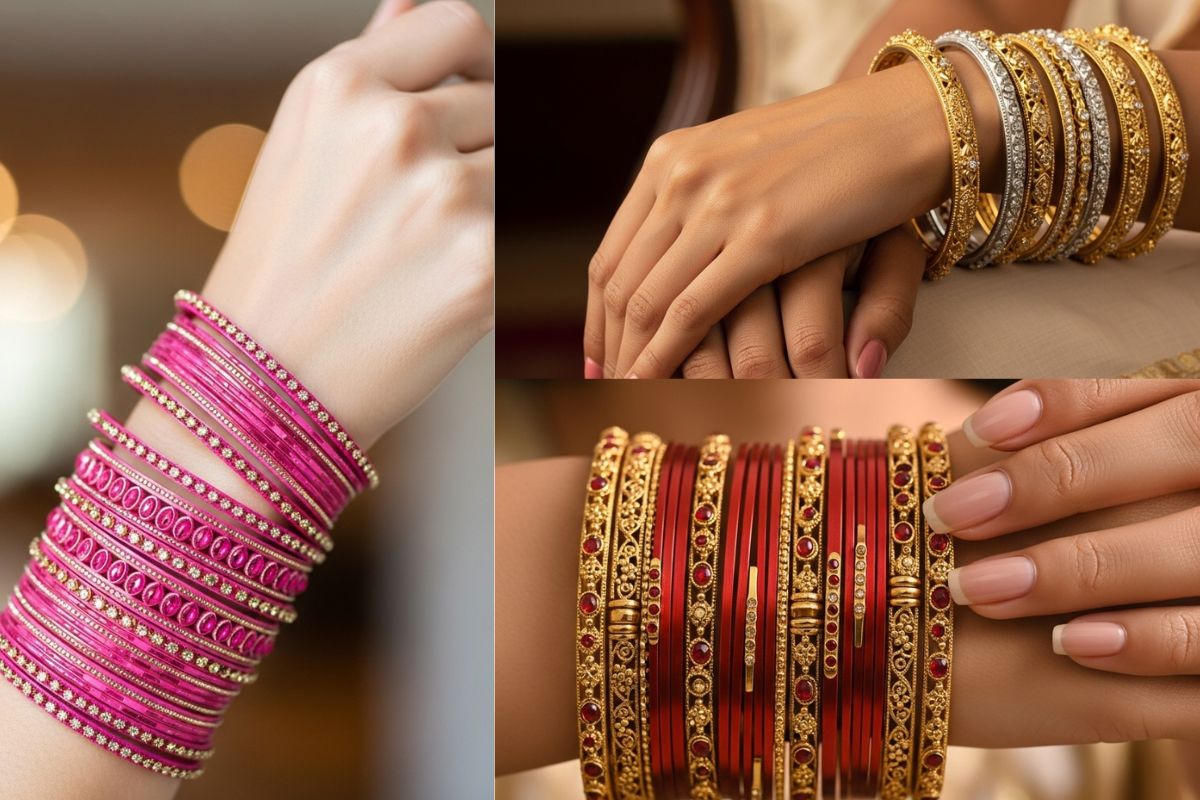 Bangle Design Ideas: खास मौके पर बनाएं लुक सुपर स्पेशल ब्यूटीफुल और स्टाइलिश बैंगल के साथ