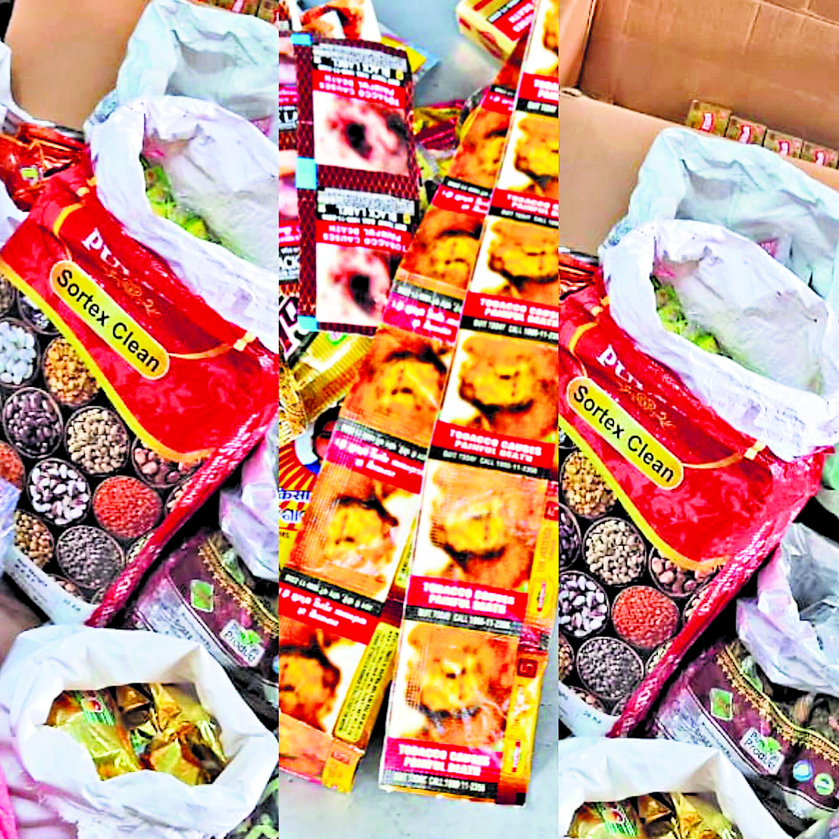 Rourkela News: राजगांगपुर में पान व चाय दुकानों से भारी मात्रा में गुटखा और सिगरेट जब्त