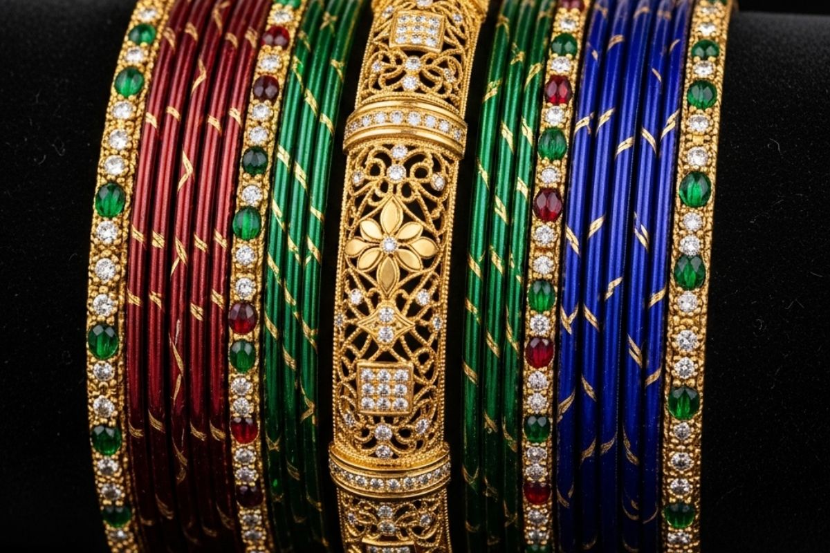 glass bangle design