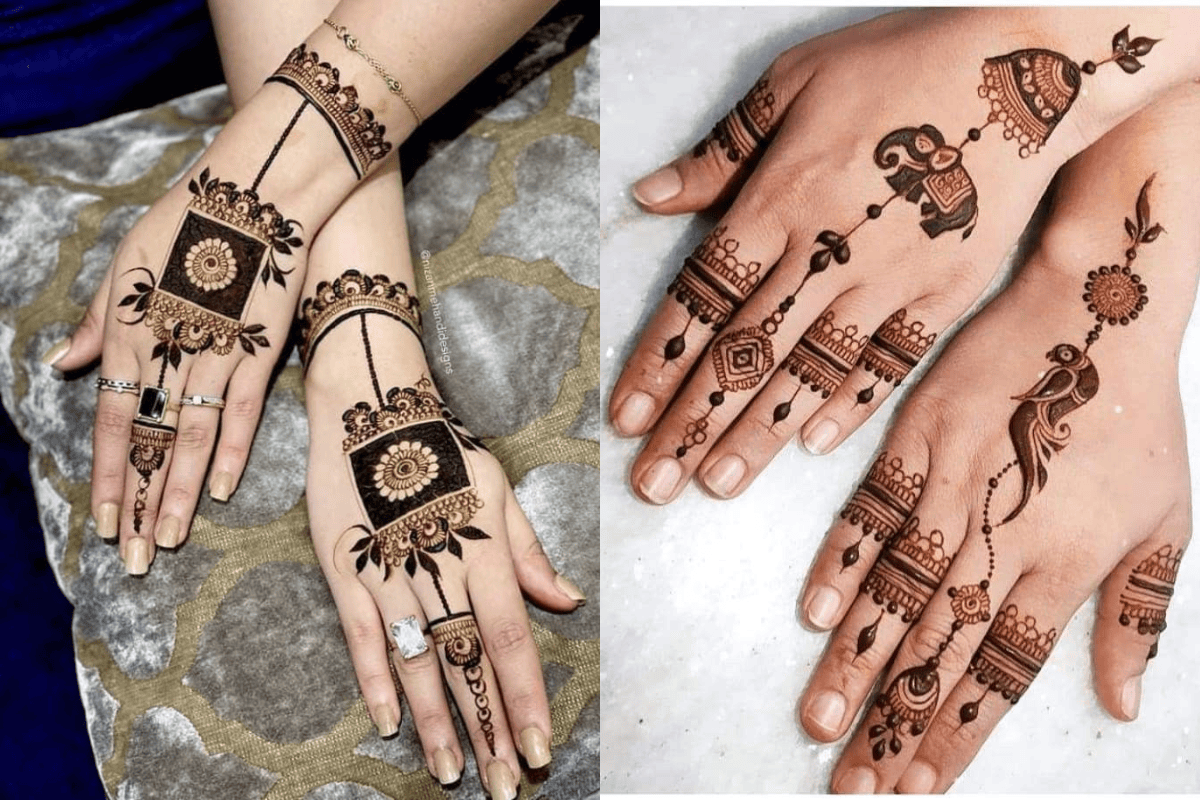Lotus Flower Mehndi Design Unique Karwachauth 2025