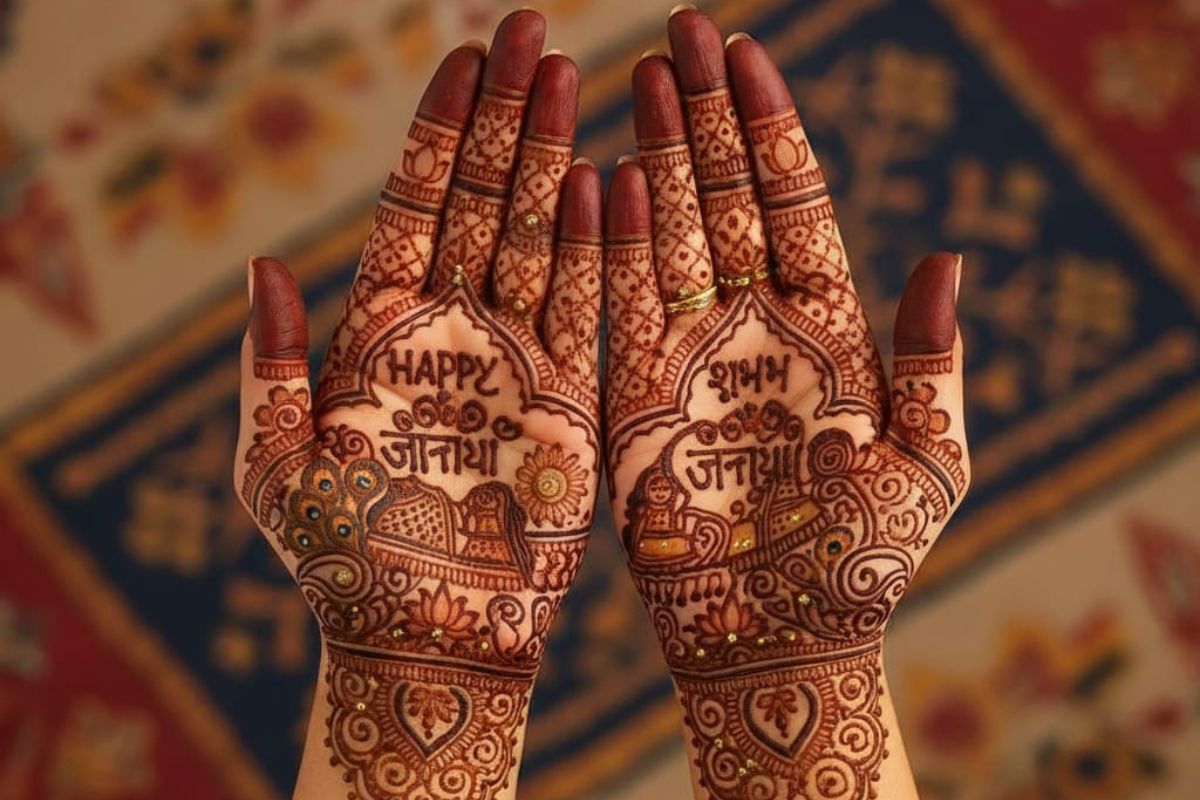 last minute mehndi design