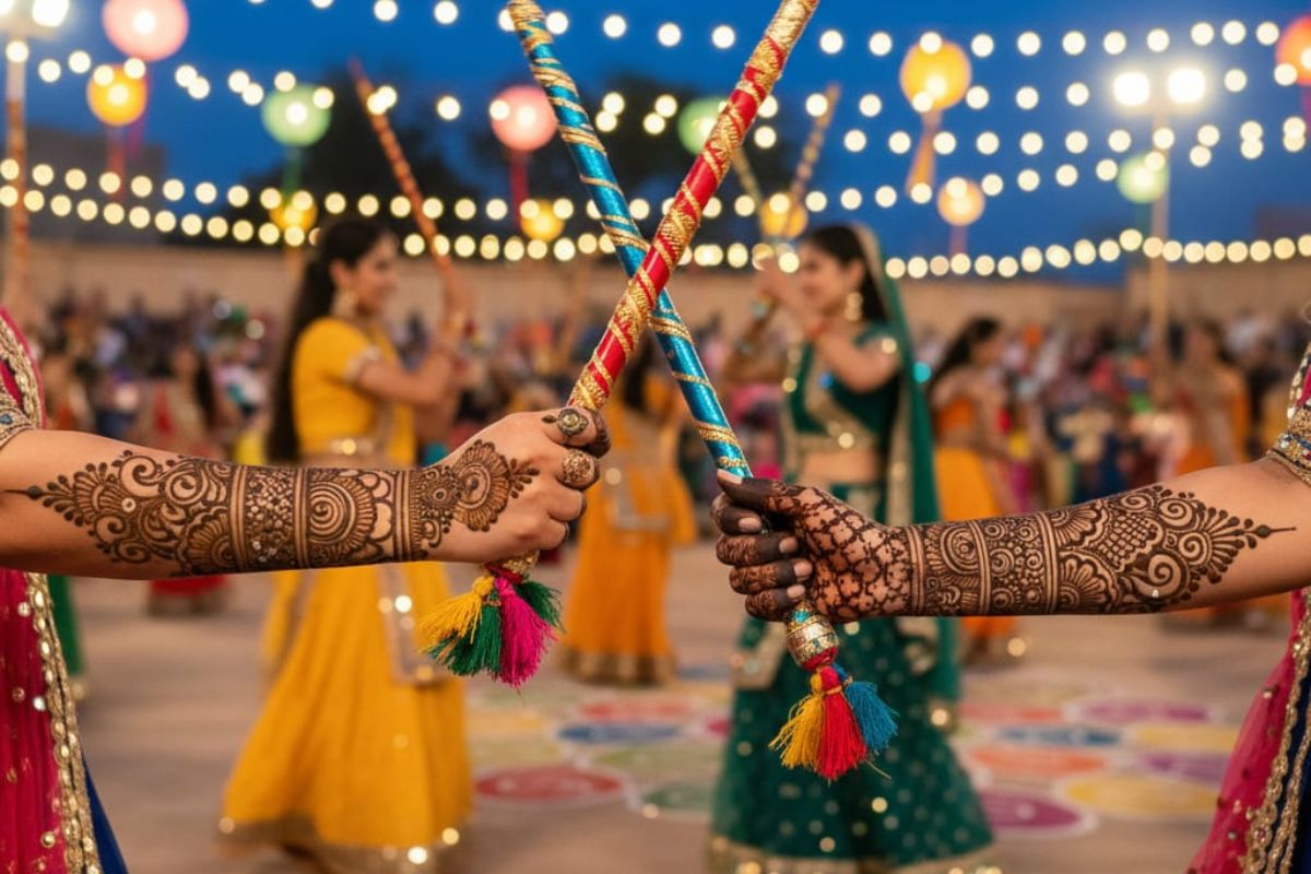 navratri mehndi desigen