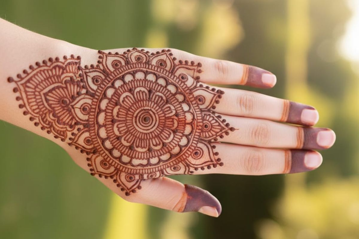simple mehndi design