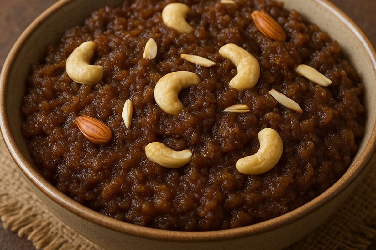 singhade ka aata halwa