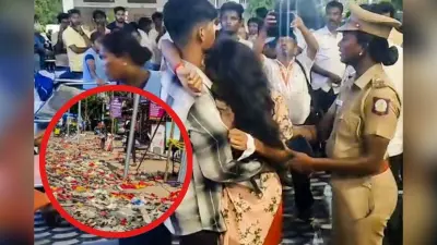 Actor Vijay Rally Stampede : मेरा 18 महीने का पोता वहीं मर गया, भगदड़ में मारे गए विष्णु की दादी ने रोते हुए कहा