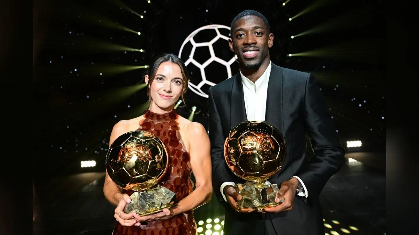 Ballon d’Or 2025: उस्मान डेम्बेले बने बेस्ट फुटबॉलर, मेसी की बराबरी कर ऐताना बोनमाटी ने महिला वर्ग में रचा इतिहास