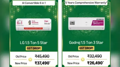 Amazon Great Indian Festival Sale में AC के दाम हुए धड़ाम, 1.5 Ton मॉडल्स पर मिल रहे बंपर डिस्काउंट
