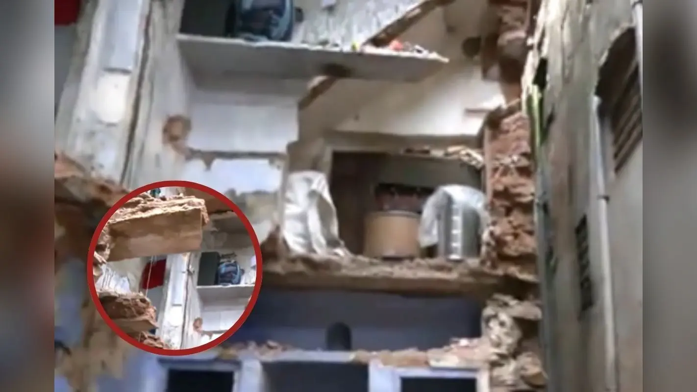 Building Collapsed in Jaipur : जयपुर में बिल्डिंग ढही, बाप-बेटी की मौत, डरावना वीडियो आया सामने