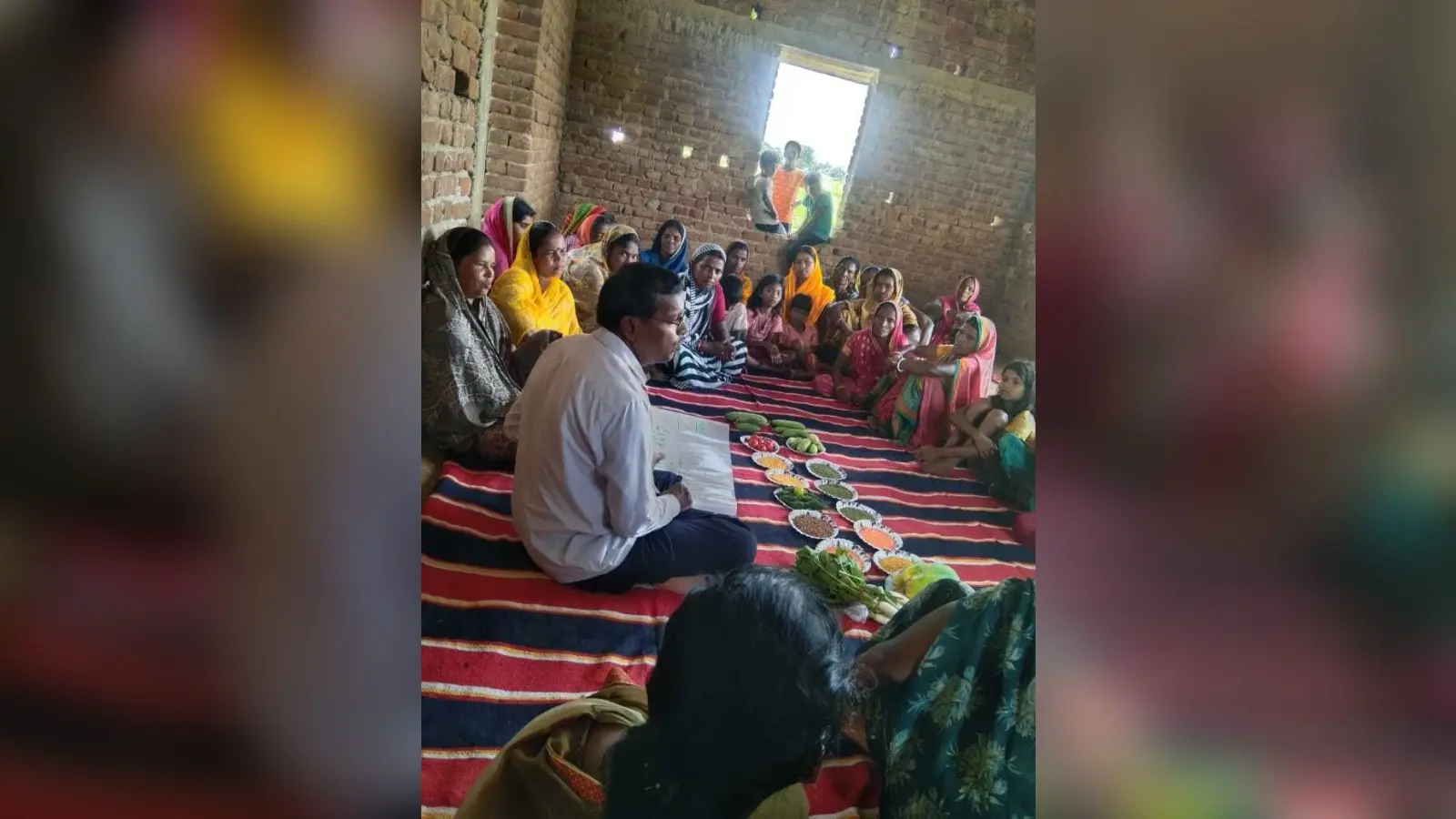 पोषण से भरपूर अनाज, दलहन, हरी शाक-सब्जी की लगी प्रदर्शनी