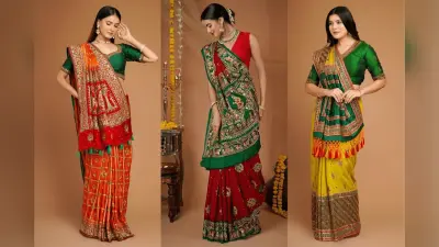 Gujrati Saree for Navratri: नवरात्रि में पहनें गुजराती साड़ी, लगेंगी इतनी सुंदर कि सासूमां भी लेंगी बलाएं