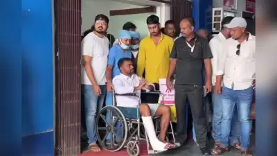 विधायक जयराम महतो पैर में दर्द से थे परेशान, डॉक्टरों ने किया प्लास्टर, आराम करने की दी सलाह