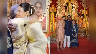 Video: दुर्गा पूजा पंडाल में बॉलीवुड सेलेब्स का मेला, काजोल से कुछ यूं मिली जया बच्चन, रणबीर कपूर के डैशिंग लुक ने खींचा ध्यान