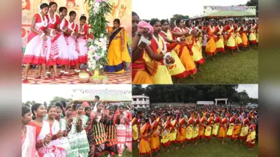 करम महोत्सव में जमकर थिरके, बुधवार को बहनें उपवास रख करेंगी पूजा-अर्चना