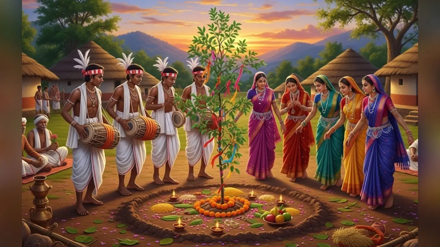 Karma Parv 2025: झलकी जनजातीय संस्कृति, बनहौरा मैदान में उमड़ा जनसैलाब