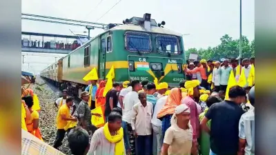 हेसालौंग में रेल टेका आंदोलन पर सख्ती, हरेलाल महतो समेत 600 पर मामला दर्ज