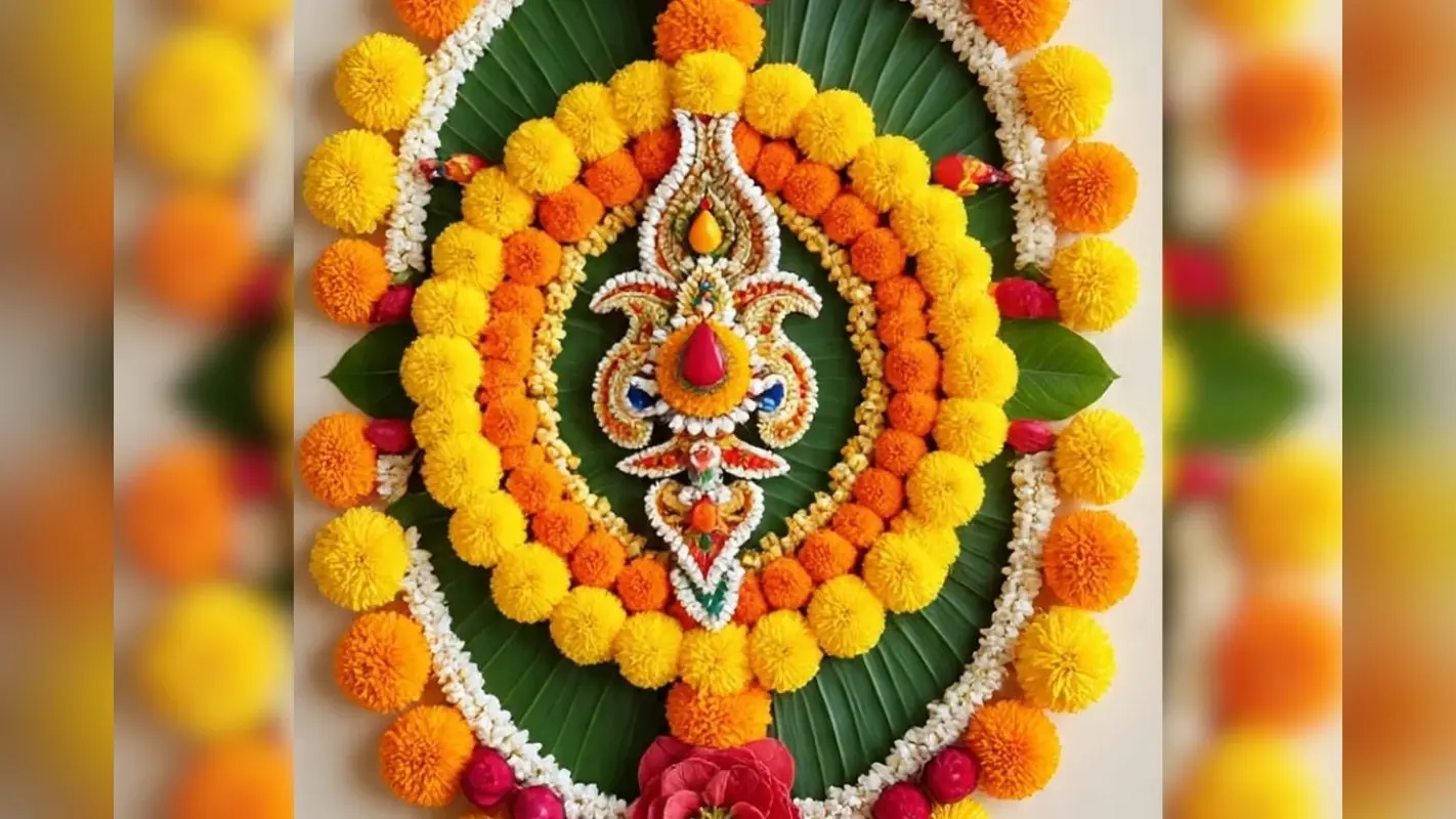 Onam Pookalam Design: घर की रौनक बढ़ाएं, इस तरह बनाएं पुक्कलम रंगोली डिजाइन