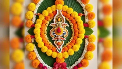 Onam Pookalam Design: घर की रौनक बढ़ाएं, इस तरह बनाएं पुक्कलम रंगोली डिजाइन