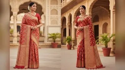 Red Saree Design: नवरात्रि में दिखें सबसे अलग, पहनें ये लेटेस्ट दुर्गा पूजा स्पेशल रेड साड़ी डिजाइन