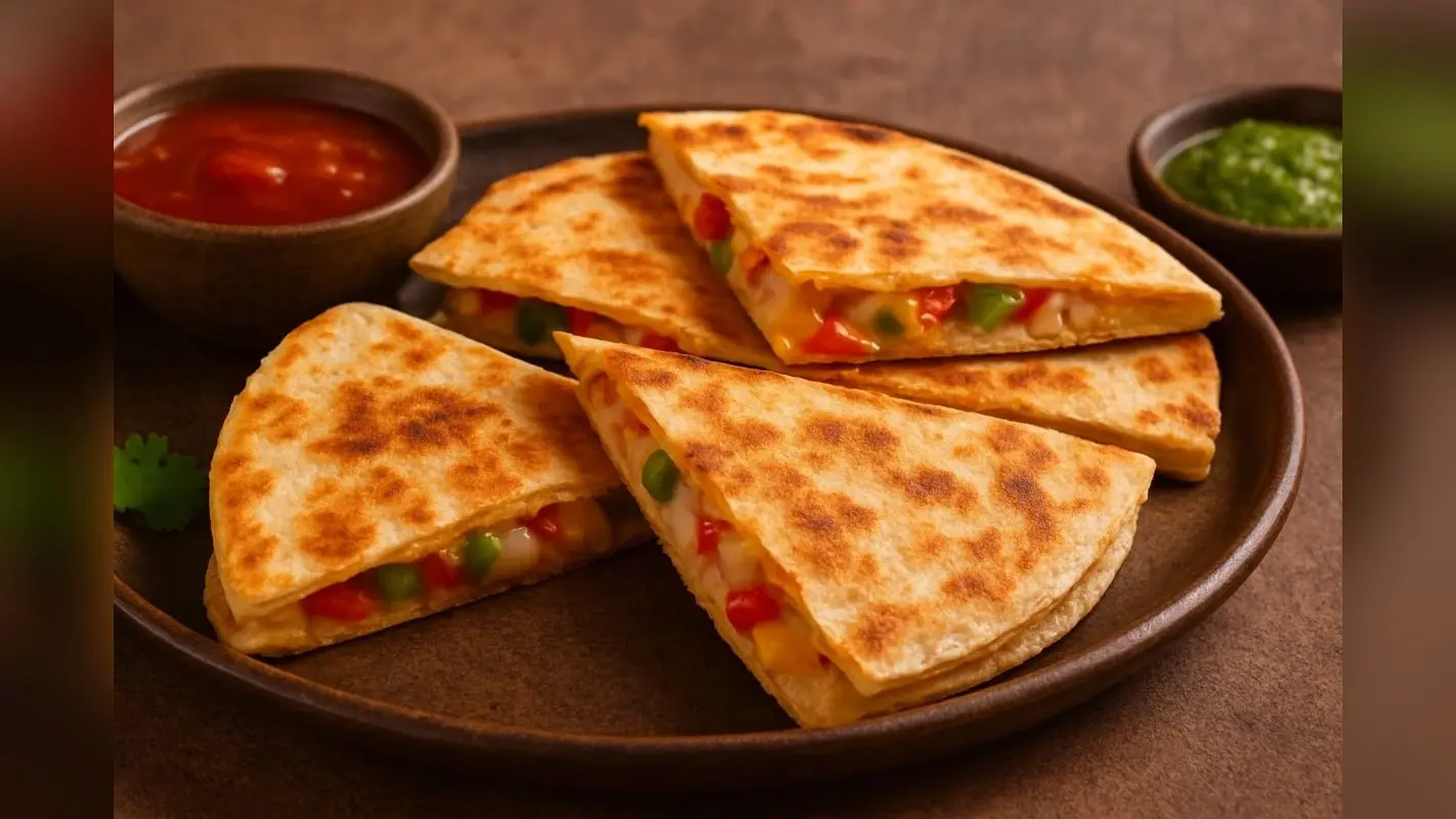 Roti Quesadilla Recipe: रात की बची हुई रोटियों को दें क्रिस्पी और मजेदार ट्विस्ट, मिनटों में बनाएं रेस्टोरेंट स्टाइल रोटी केसाडिला