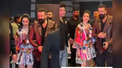 Baaghi 4 के खलनायक संजय दत्त ने मुंबई में लॉन्च किया पहला रेस्टोरेंट, पत्नी संग स्टाइलिश लुक में आए नजर