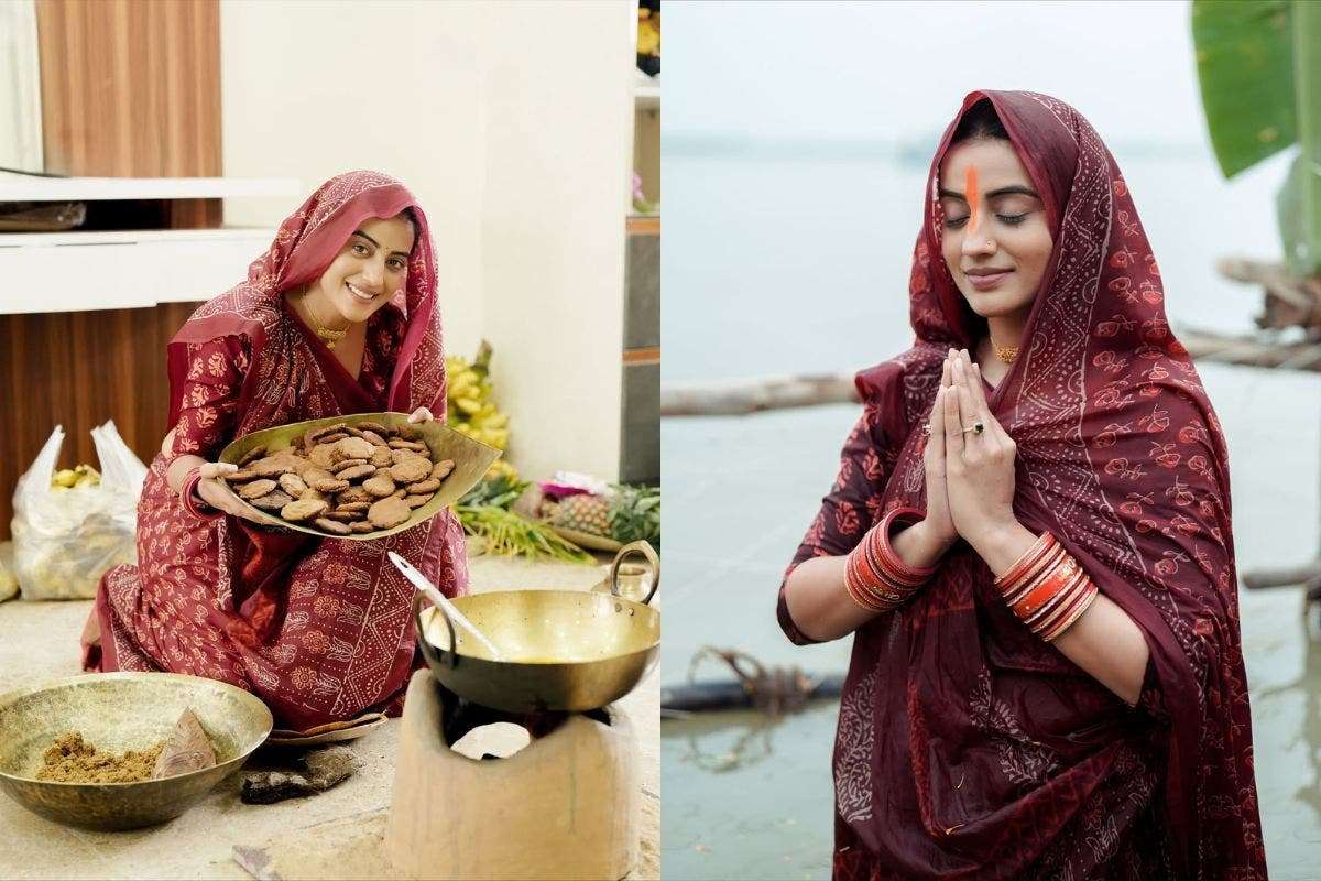 Bhojpuri: छठी मैया की भक्ति में डूबी अक्षरा सिंह की तस्वीरों ने सोशल मीडिया पर मचाया धमाल, फैंस ने जमकर लुटाया प्यार