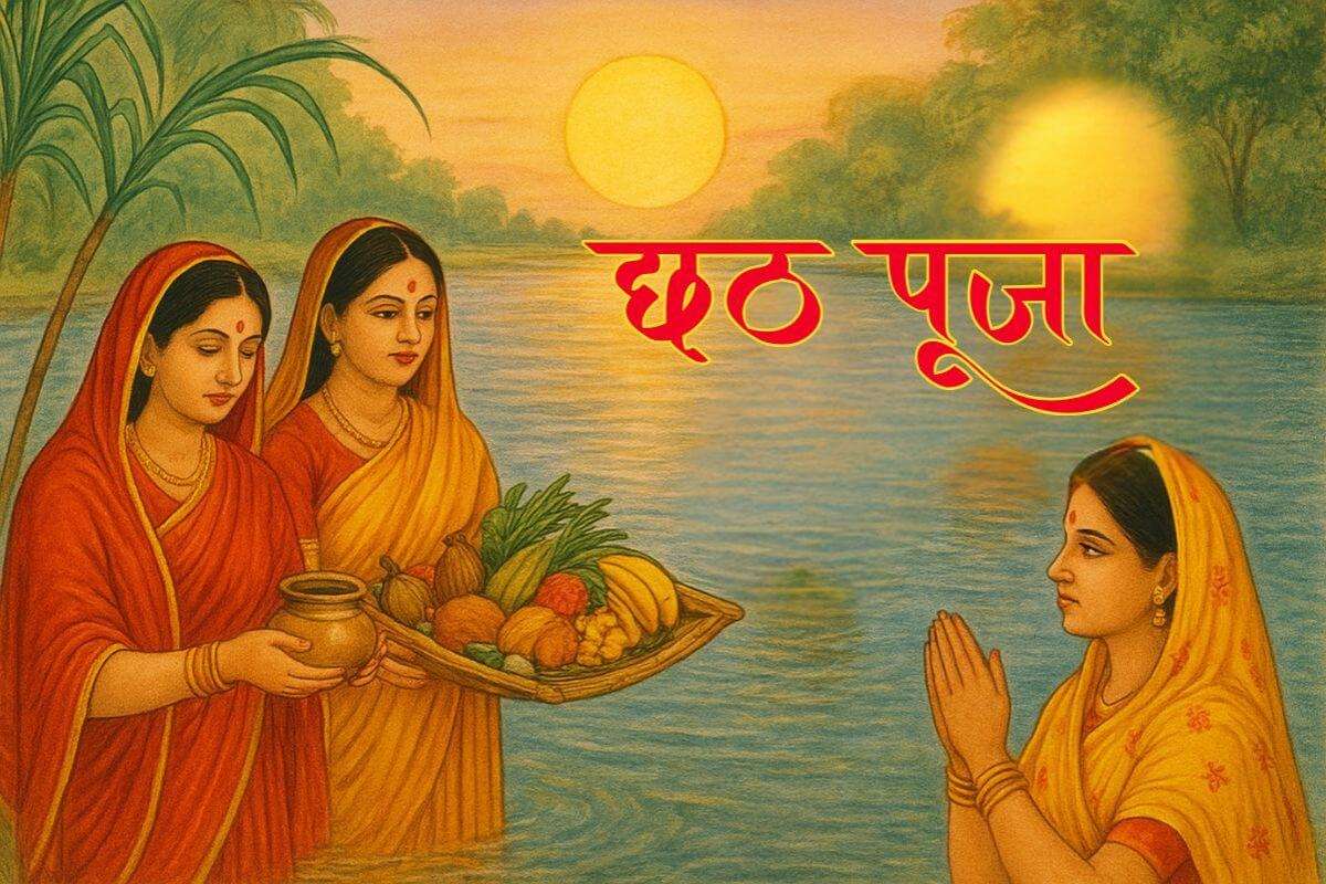 छठ पूजा के प्रथम अर्घ्य पर ढेरों शुभकामनाएं!