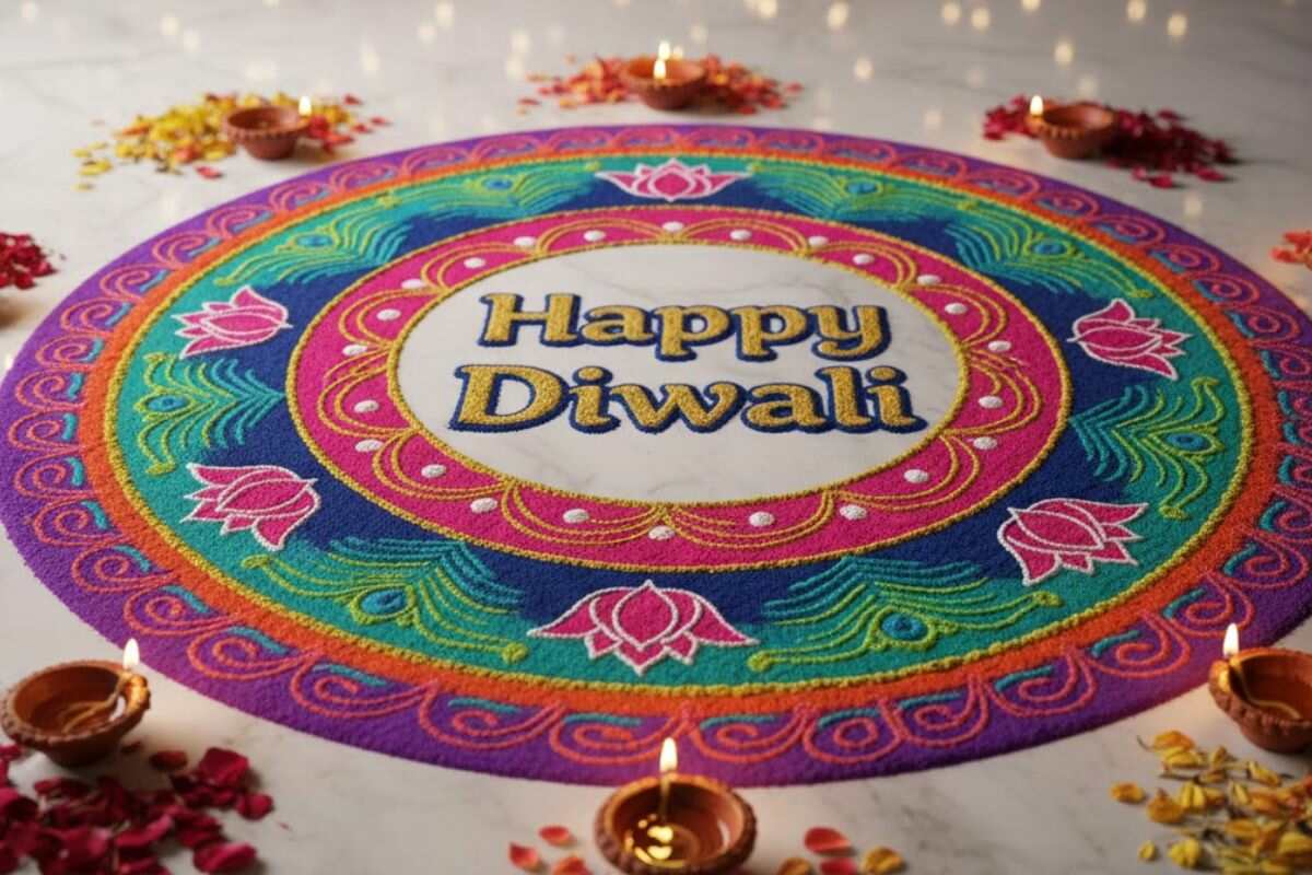 Diwali Special Rangoli Design