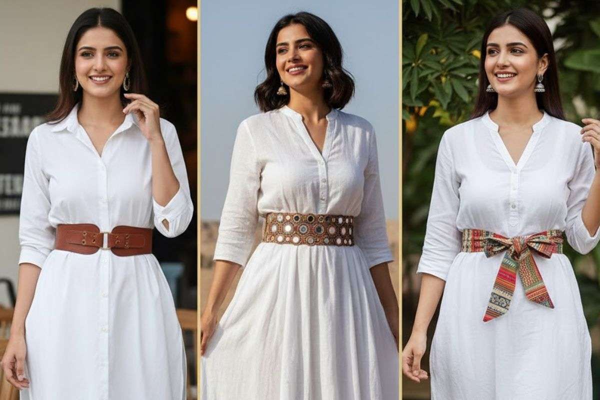 belt with kurti