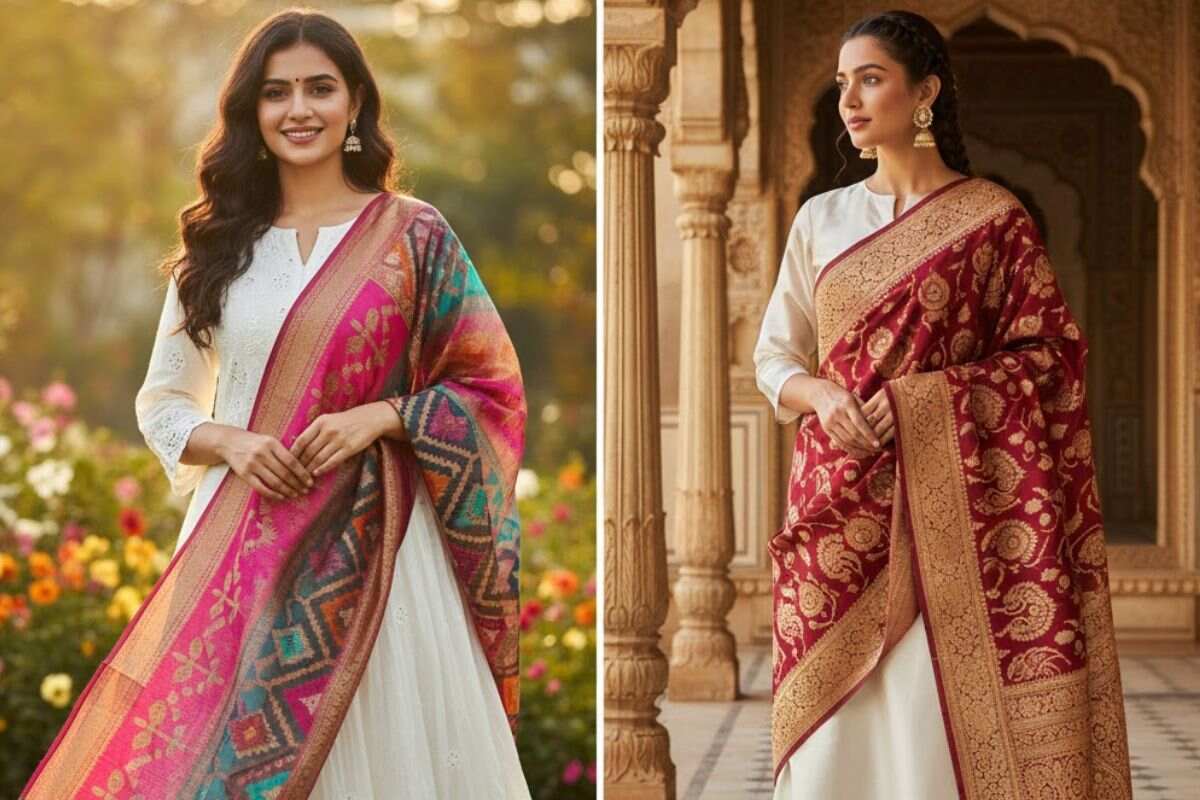 dupatta styling