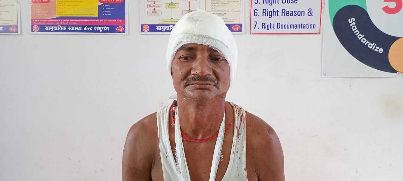 मिर्जापुर गांव में दो पक्षों के बीच मारपीट, एक जख्मी