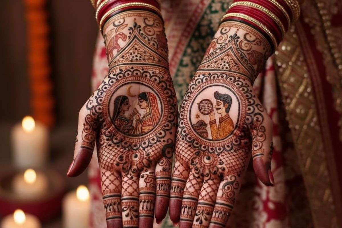 karwa chauth mehndi desigen