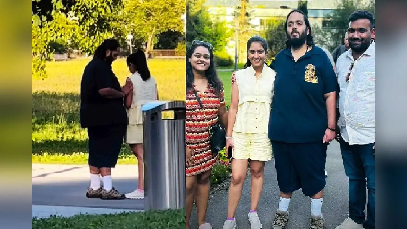 अनंत अंबानी और राधिका मर्चेंट से स्विट्जरलैंड में अचानक मिली कॉन्टेंट क्रिएटर, सोशल मीडिया धमाल मचा रहा Viral Video