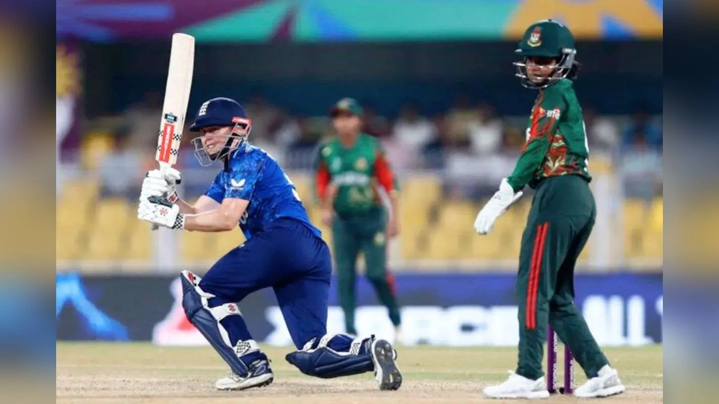 Women World Cup 2025: BAN W vs ENG W मैच में बाल-बाल बची इंग्लैंड की टीम, रोमांचक मुकाबले में बांग्लादेश को 4 विकेट से दी मात