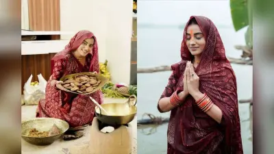 Bhojpuri: छठी मैया की भक्ति में डूबी अक्षरा सिंह की तस्वीरों ने सोशल मीडिया पर मचाया धमाल, फैंस ने जमकर लुटाया प्यार