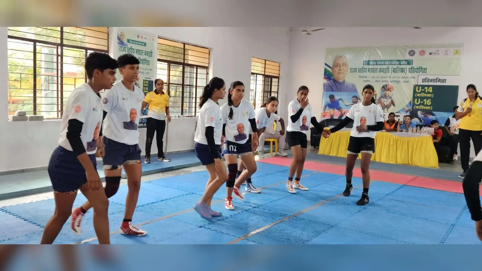 बालिका कब्बडी के मुकाबले में पटना ने सीतामढ़ी को हरा जमाया कप पर कब्जा