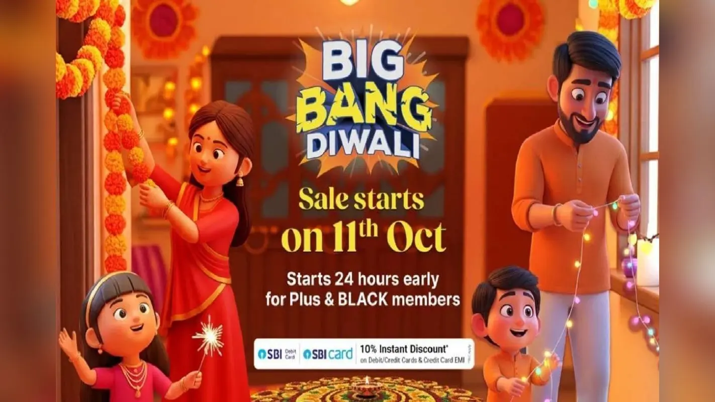Flipkart Big Bang Diwali Sale की जल्द होगी शुरुआत, यहां चेक करें डेट और बेनिफिट