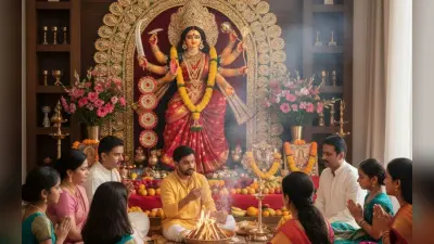 Happy Maha Navami 2025 Wishes Quotes in Hindi: मां के चरणों में जो भेंट चढ़ाते हैं … आज दुर्गानवमी पर यहां से भेजें शुभकामनाएं, मैसेज और कोट्स