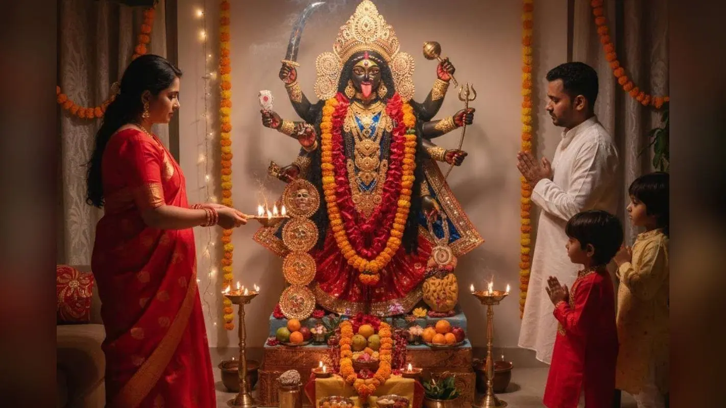 Kali Puja Vidhi 2025: दिवाली की रात घर में ऐसे करें मां काली की पूजा, यहां देखें सरल पूजन विधि